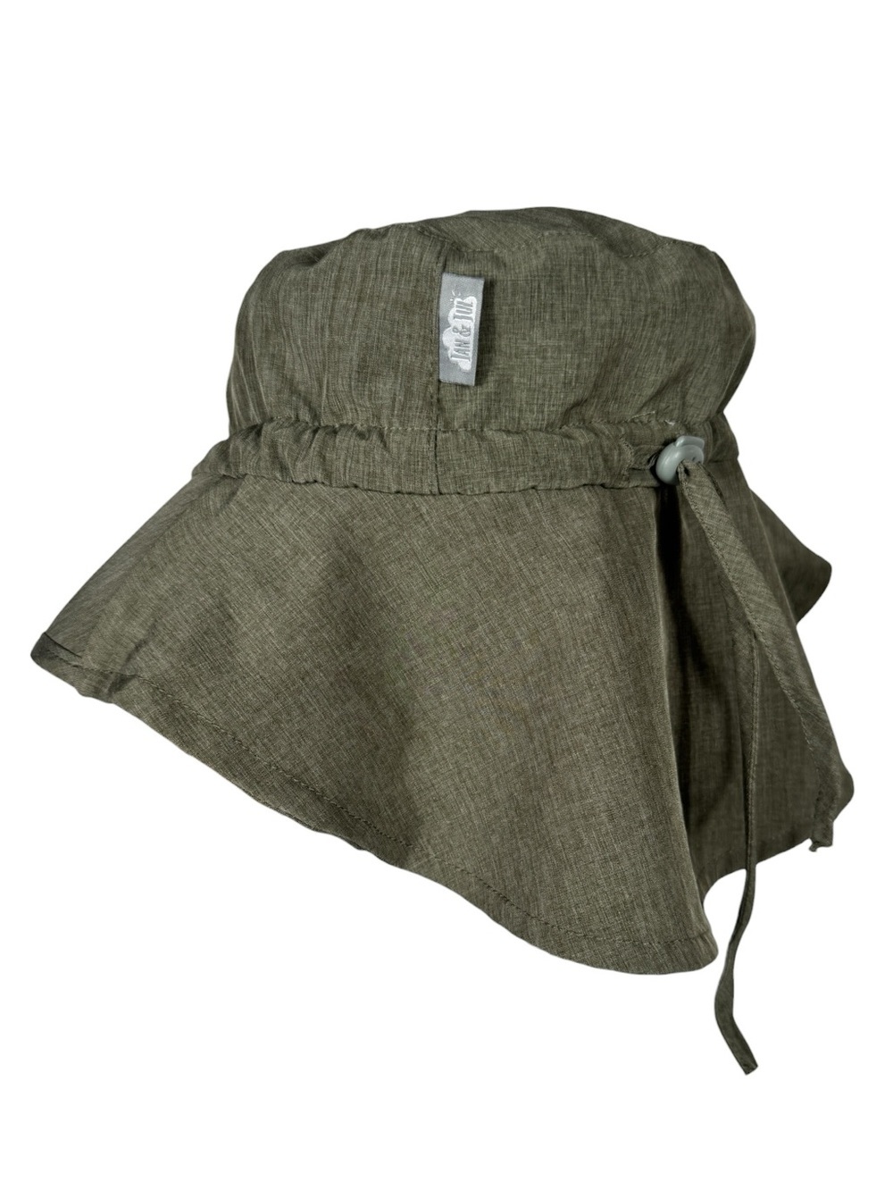 Jan & Jul Kids Water Repellent Xplorer Hats in Army Green